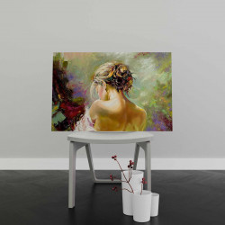 Tablou Canvas Portrait of the Exposed Girl