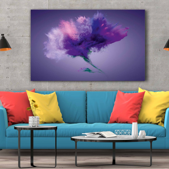 Tablou Canvas Purple Explosion