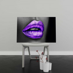 Tablou Canvas Purple Lips