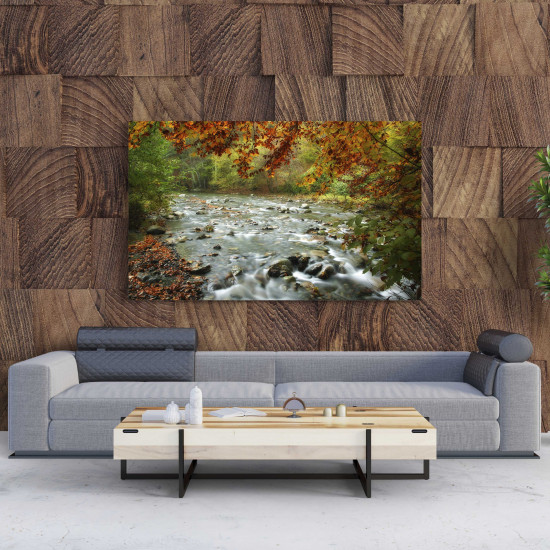 Tablou Canvas River in Autumn