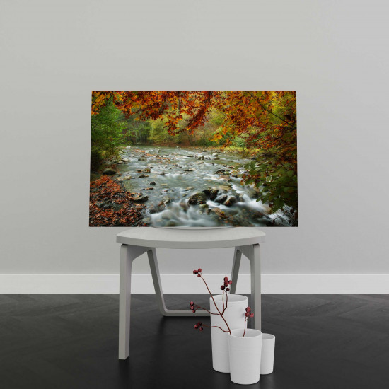 Tablou Canvas River in Autumn