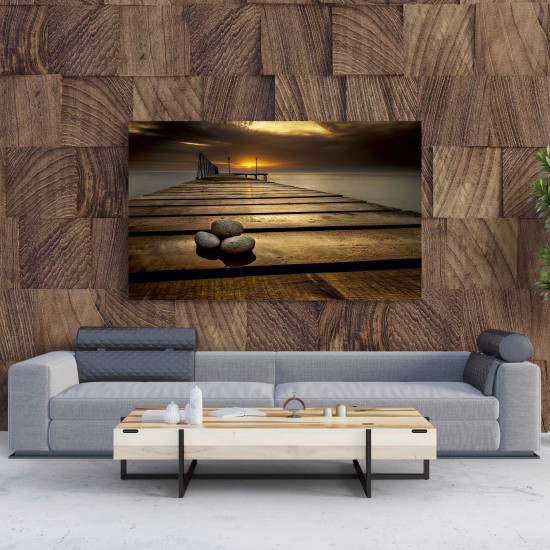 Tablou Canvas Sea Sunset in Varna, Bulgaria Tablou Canvas Sea Sunset in Varna, Bulgaria