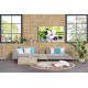 Tablou Canvas Spa Stones and White Orchid Tablou Canvas Spa Stones and White Orchid