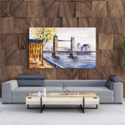 Tablou Canvas Street View of London I