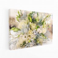Tablou Canvas Bouquet of White Roses