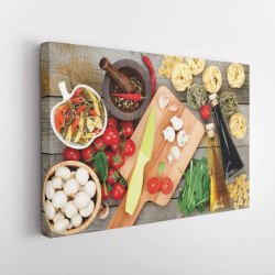 Tablou Canvas Fresh Ingredients For Cooking