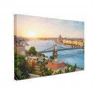Tablou Canvas Landmarks of Budapest