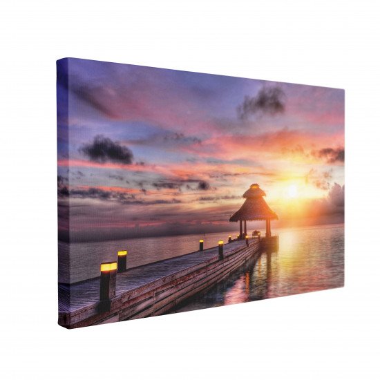 Tablou Canvas Maldives Sunset