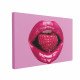 Tablou Canvas Raspberry Lip