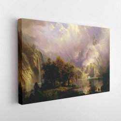 Tablou Canvas Rocky Mountain by Albert Bierstadt, 1870