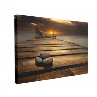 Tablou Canvas Sea Sunset in Varna, Bulgaria