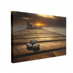 Tablou Canvas Sea Sunset in Varna, Bulgaria