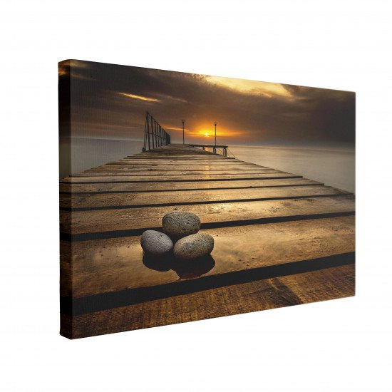 Tablou Canvas Sea Sunset in Varna, Bulgaria Tablou Canvas Sea Sunset in Varna, Bulgaria
