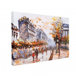 Tablou Canvas Street View Of Paris