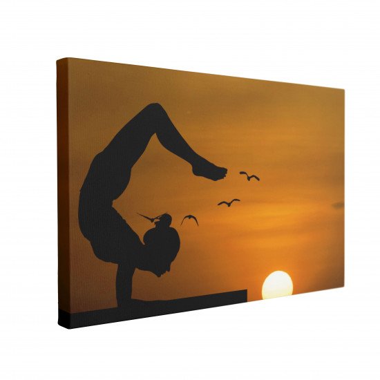 Tablou Canvas Sunset Yoga Tablou Canvas Sunset Yoga