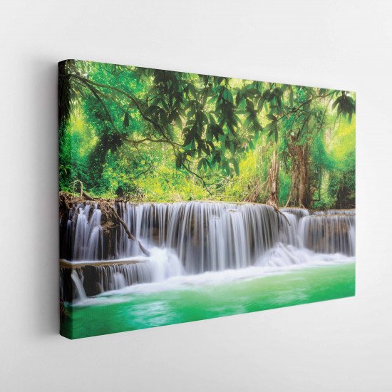 Tablou Canvas Tropical Waterfall Tablou Canvas Tropical Waterfall