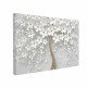 Tablou Canvas White Tree with Flowers Tablou Canvas White Tree with Flowers