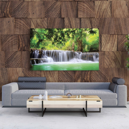 Tablou Canvas Tropical Waterfall Tablou Canvas Tropical Waterfall