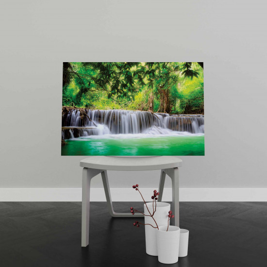 Tablou Canvas Tropical Waterfall Tablou Canvas Tropical Waterfall