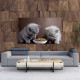 Tablou Canvas Two Cats Eating