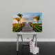 Tablou Canvas Wooden Bridge Over the Sea