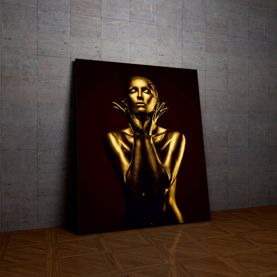 Tablou Canvas Gold Woman Tablou Canvas Gold Woman