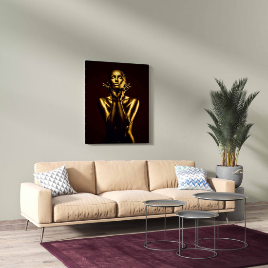 Tablou Canvas Gold Woman Tablou Canvas Gold Woman