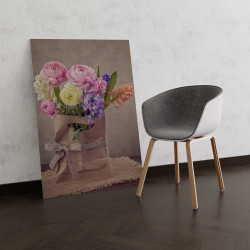 Tablou Canvas Hyacinths and Ranunculus Flowers Tablou Canvas Hyacinths and Ranunculus Flowers