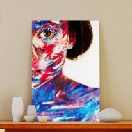 Tablou Canvas Colurful Girl Tablou Canvas Colurful Girl