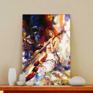 Tablou Canvas Girl and a Violoncello Tablou Canvas Girl and a Violoncello