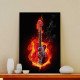 Tablou Canvas Guitar on Fire