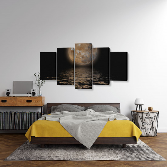Tablou MultiCanvas 5 piese Planet Mars Tablou MultiCanvas 5 piese Planet Mars