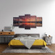 Tablou MultiCanvas 5 piese Port de Saint Raphael Tablou MultiCanvas 5 piese Port de Saint Raphael