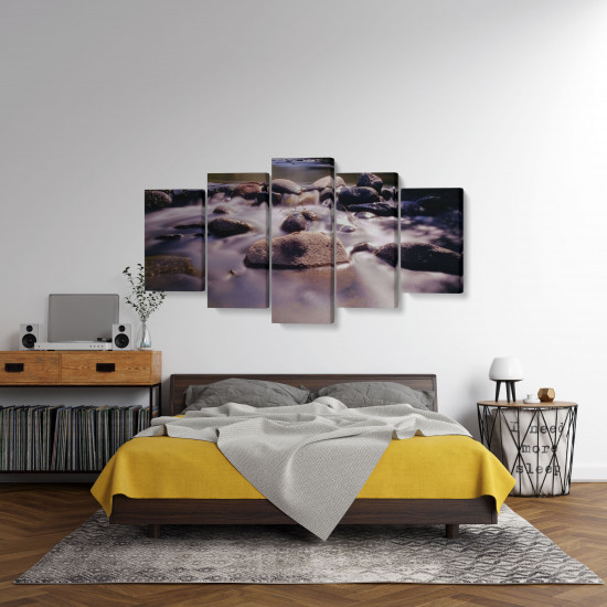 Tablou MultiCanvas 5 piese Truckee River