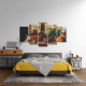 Tablou MultiCanvas 5 piese Kitchen Table