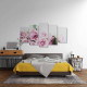 Tablou MultiCanvas 5 piese Pink Roses