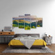 Tablou MultiCanvas 5 piese Tree Mountain Tablou MultiCanvas 5 piese Tree Mountain