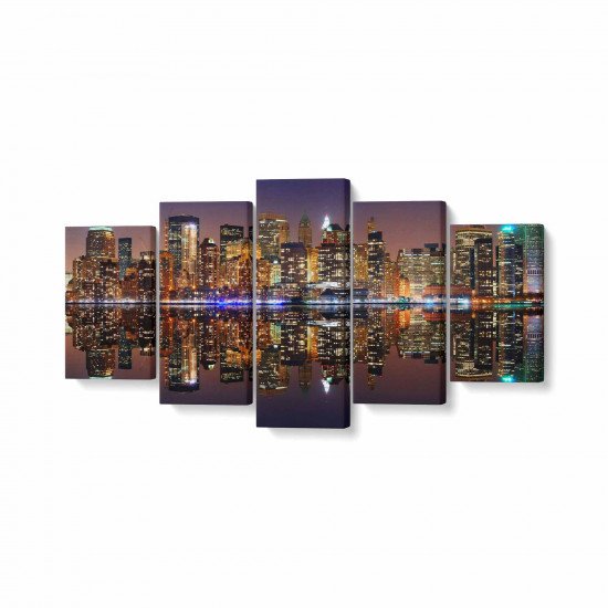 Tablou MultiCanvas 5 piese American Wealth