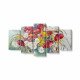 Tablou MultiCanvas 5 piese Bouquet of Summer Wildflowers