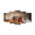 Tablou MultiCanvas 5 piese Breakfast