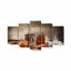 Tablou MultiCanvas 5 piese Breakfast