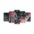 Tablou MultiCanvas 5 piese Colorful Hands on Tree Surface