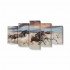 Tablou MultiCanvas 5 piese Five Horse Run