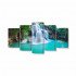 Tablou MultiCanvas 5 piese Huai Mae Khamin Waterfalls
