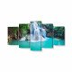 Tablou MultiCanvas 5 piese Huai Mae Khamin Waterfalls Tablou MultiCanvas 5 piese Huai Mae Khamin Waterfalls