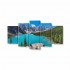 Tablou MultiCanvas 5 piese Moraine Lake