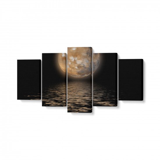Tablou MultiCanvas 5 piese Planet Mars Tablou MultiCanvas 5 piese Planet Mars