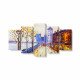 Tablou MultiCanvas 5 piese Street View of London II