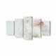 Tablou MultiCanvas 5 piese White Orchids With Purple Tablou MultiCanvas 5 piese White Orchids With Purple