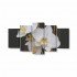 Tablou MultiCanvas 5 piese White Phalaenopsis Flower